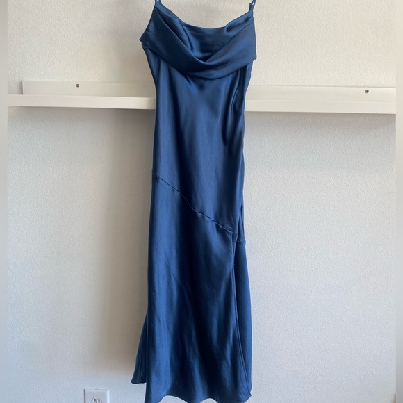 Hello Molly Dresses Hello Molly Lychee Martini Midi Dress In Navy